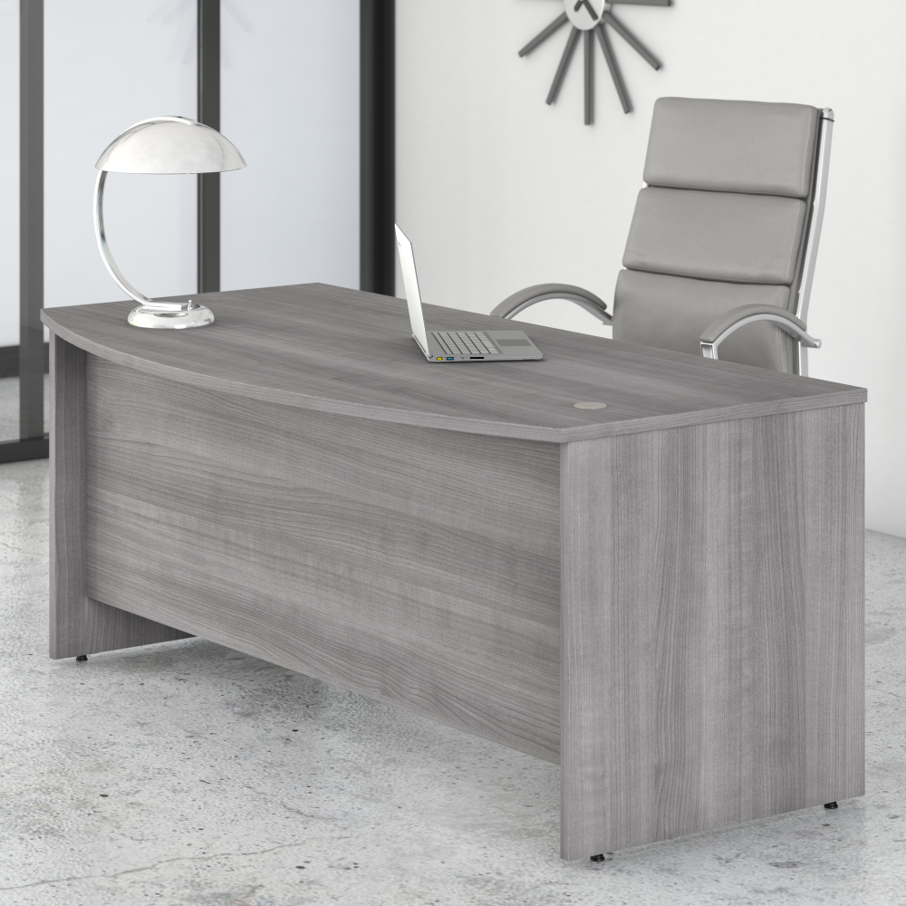 Studio C 72W x 36D Bow Front Desk