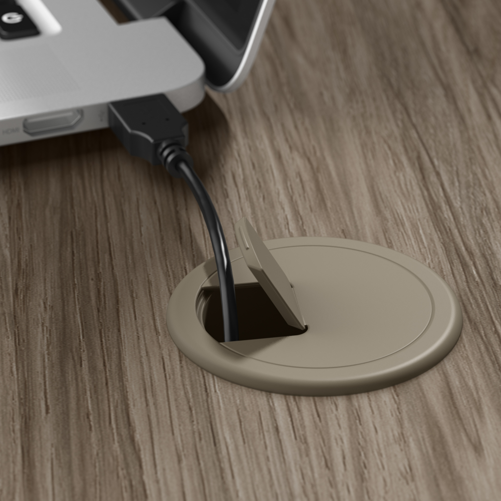 Hybrid 48W x 24D Computer Table Desk with Metal Legs