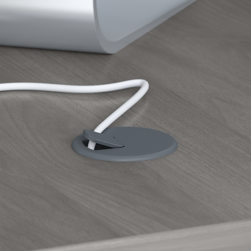 Echo 72W Bow Front L Shaped Desk