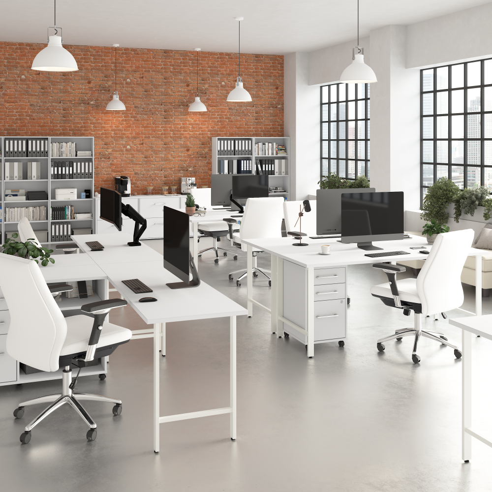 Hustle 48W x 24D Computer Desk with Metal Legs