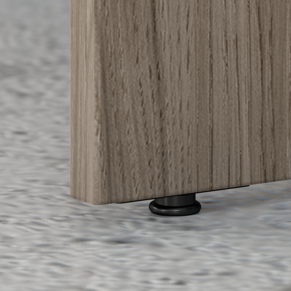 Studio C 72W x 36D Bow Front Desk