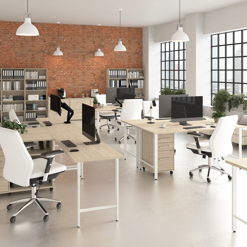 Hustle 48W x 24D Computer Desk with Metal Legs