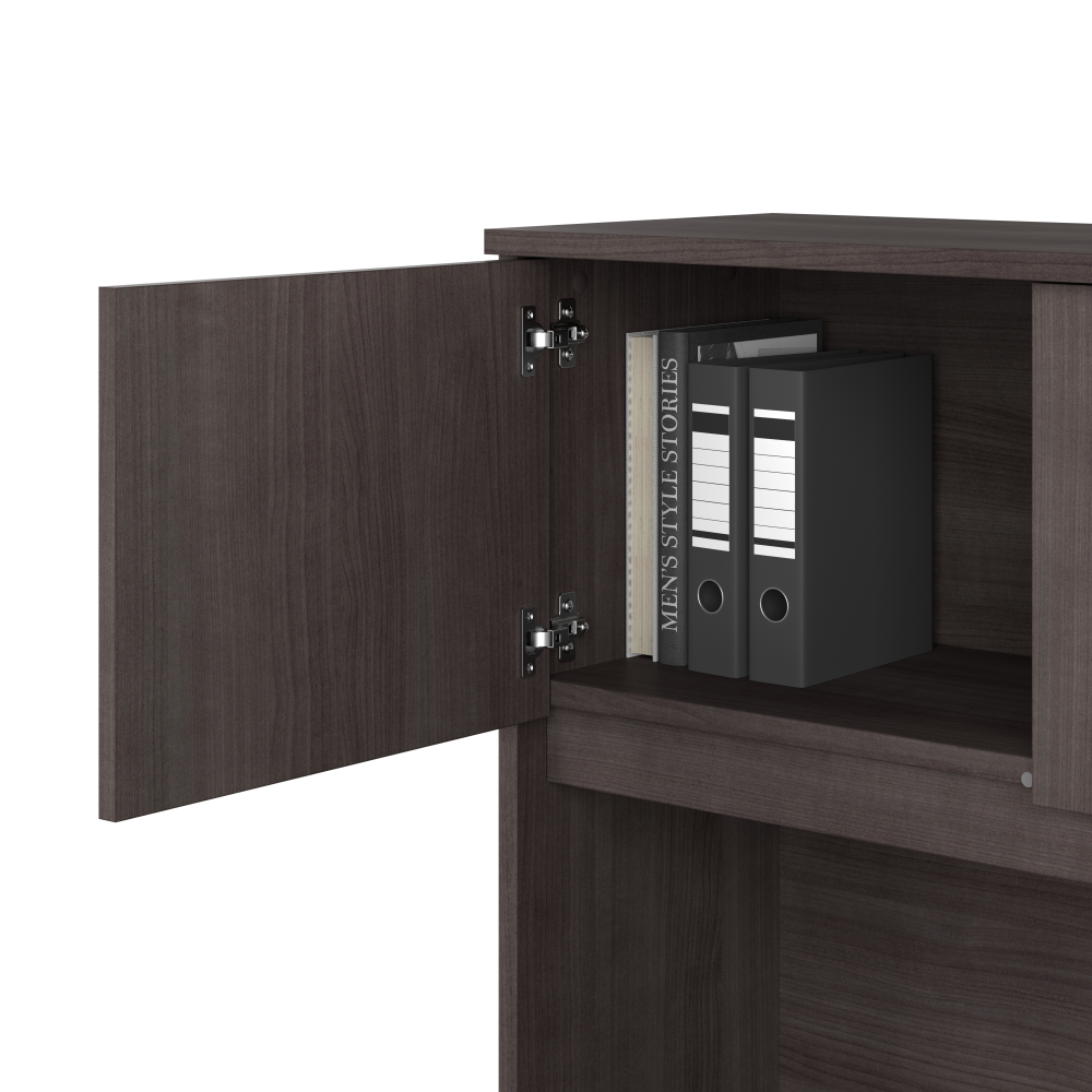 Studio C 72W x 30D Office Desk with Hutch and Mobile File Cabinet