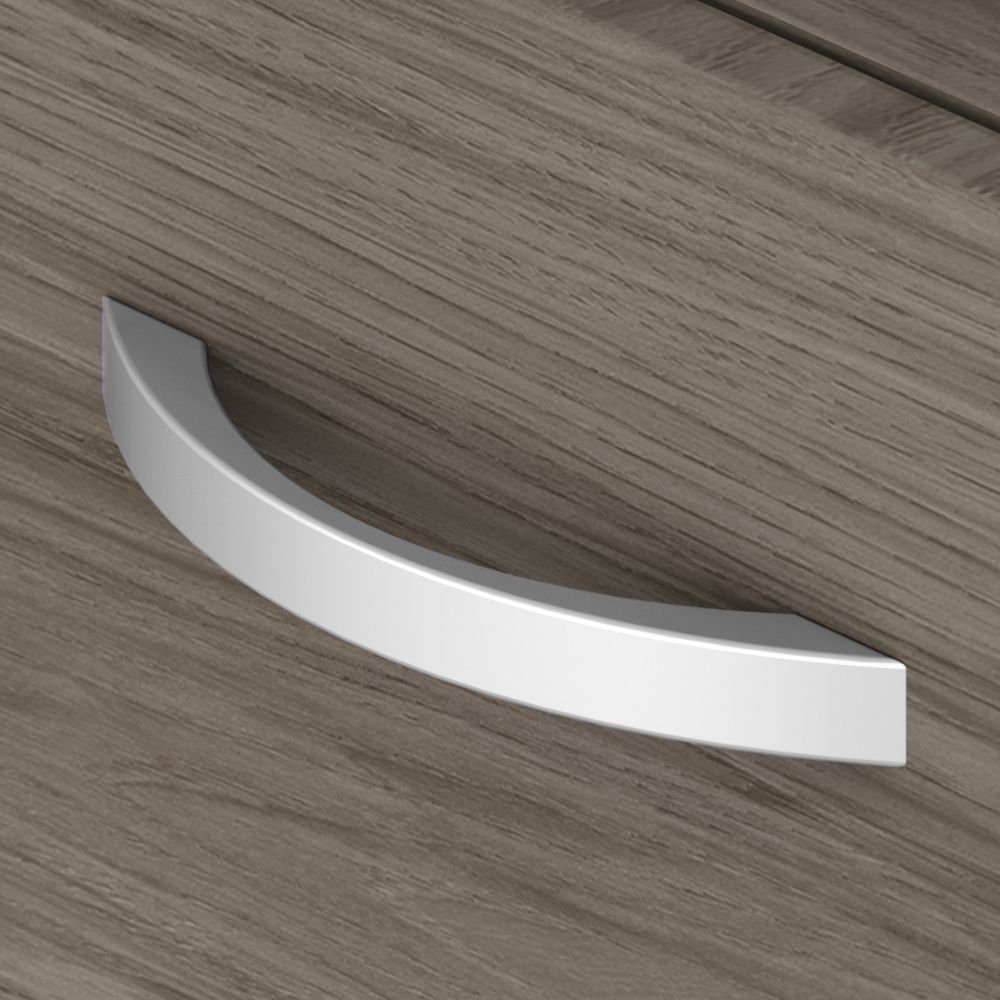 Studio C 72W x 30D Office Desk with Mobile File Cabinet