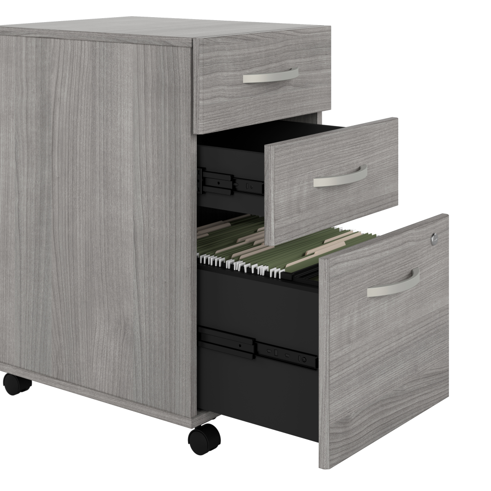 Studio C 72W x 30D Office Desk with Mobile File Cabinet