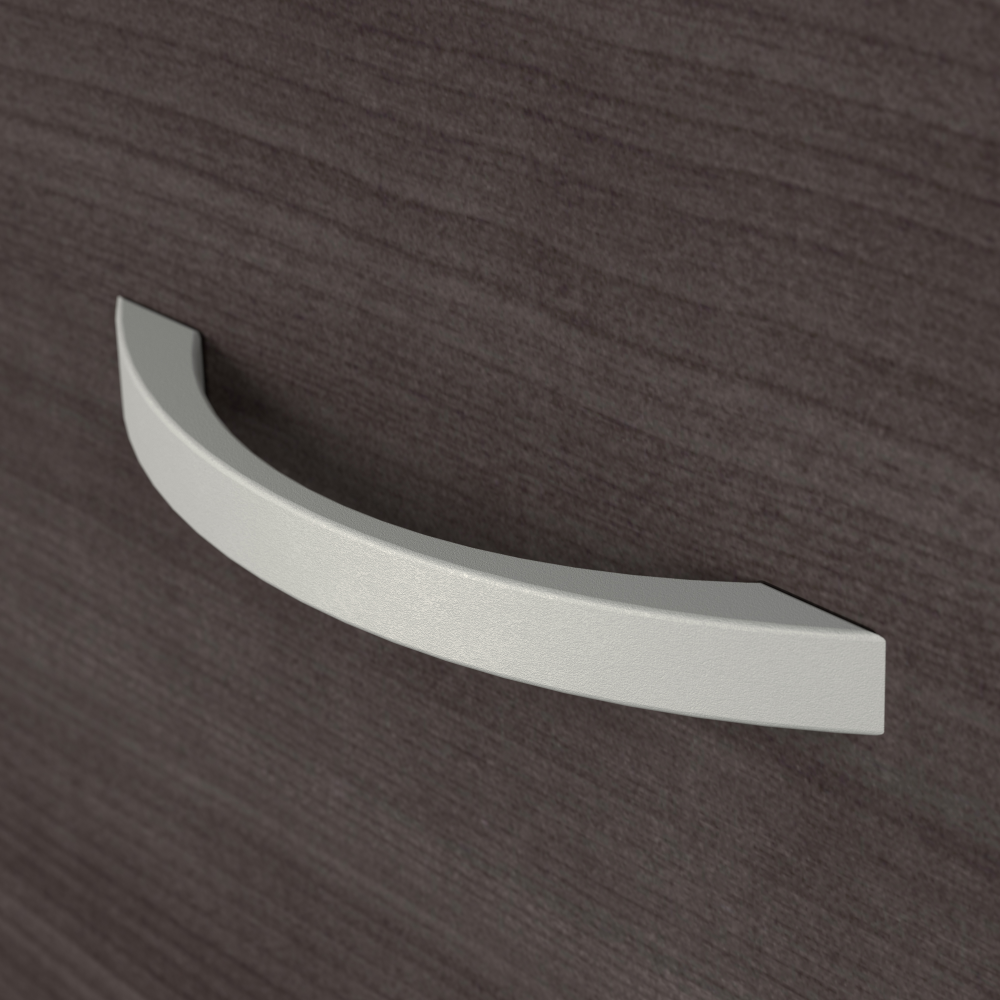 Studio C 72W x 30D Office Desk with Mobile File Cabinet