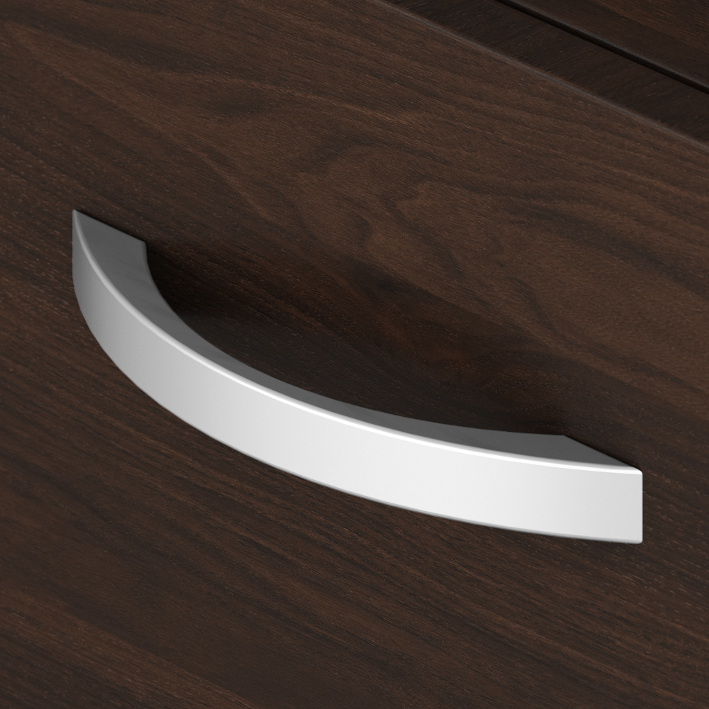 Studio C 72W x 30D Office Desk with Mobile File Cabinet